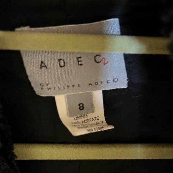 Philippe Adec2 black cape jacket - Size 8 - Picture 2 of 5